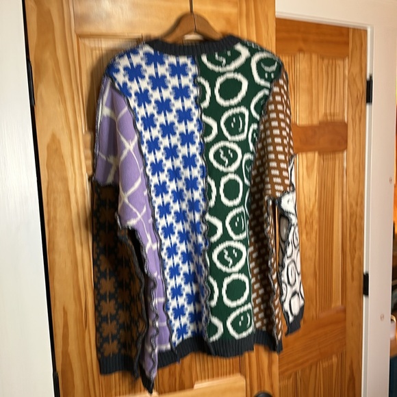 The Ragged Priest Torn Sweater Multi Colored XL - Picture 3 of 8